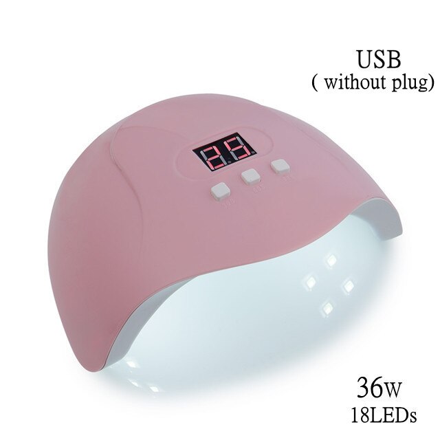 280W SUN X11MAX Nail Dryer Machine 66 LEDs Lamp Quick-drying Gel Polish UV Lamp Timer Auto Sensor Manicure Pedicure Salon Tools: 36W X3 ( USB ) / US