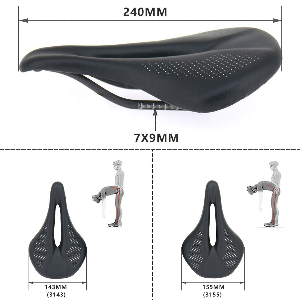 ELITA ONE Bicycle Carbon Saddle MTB Road Bike Saddles Mountain Bike Racing Saddle Soft Seat Cushion