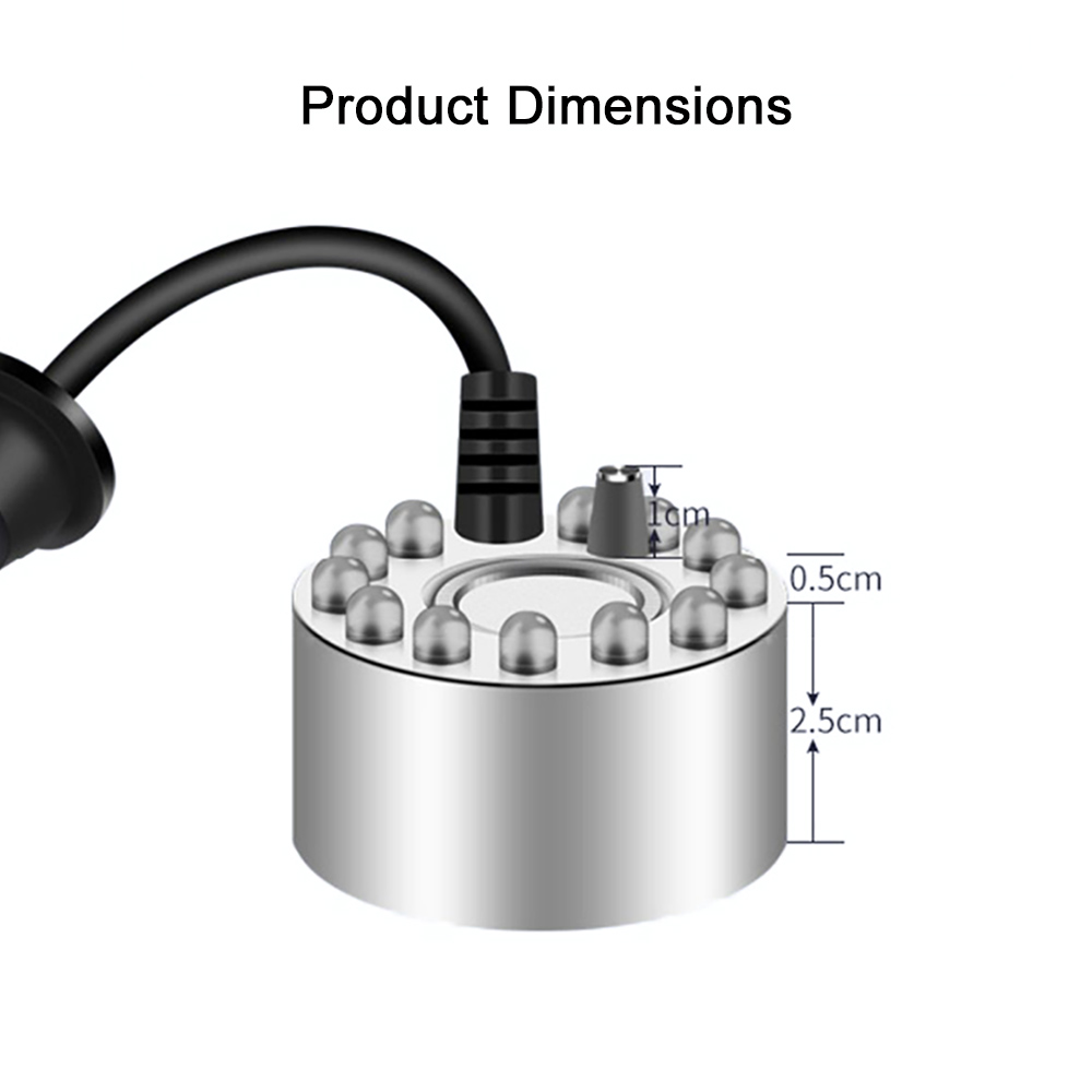 110V 220V Ultrasone Mist Maker Fogger Aquarium Verneveling Apparaat Luchtbevochtiger Hydrocultuur Vernevelaar Fontein Vijver verstuiver