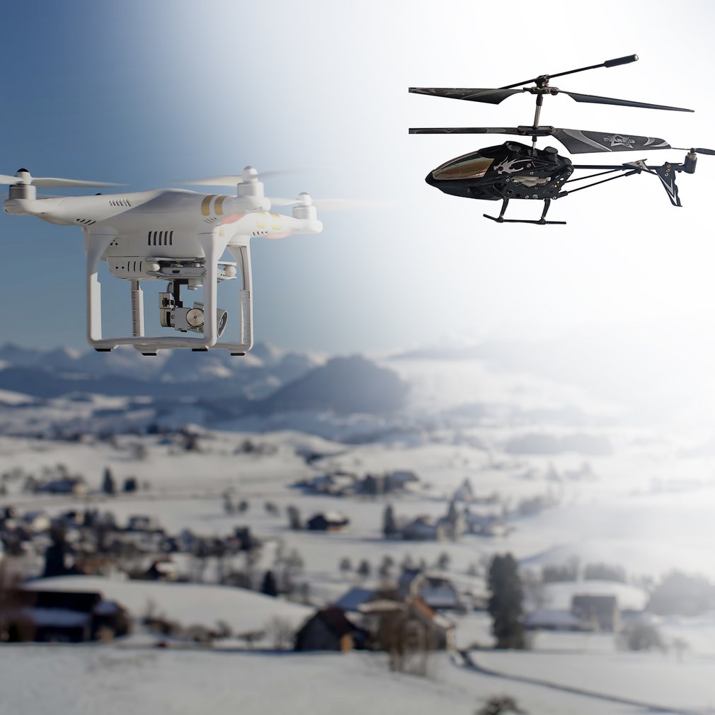 Remote Control Plane Anti-Fall Remote Control Plane With Light Alloy Small Remote Control Helicopter Aviation Model Toy