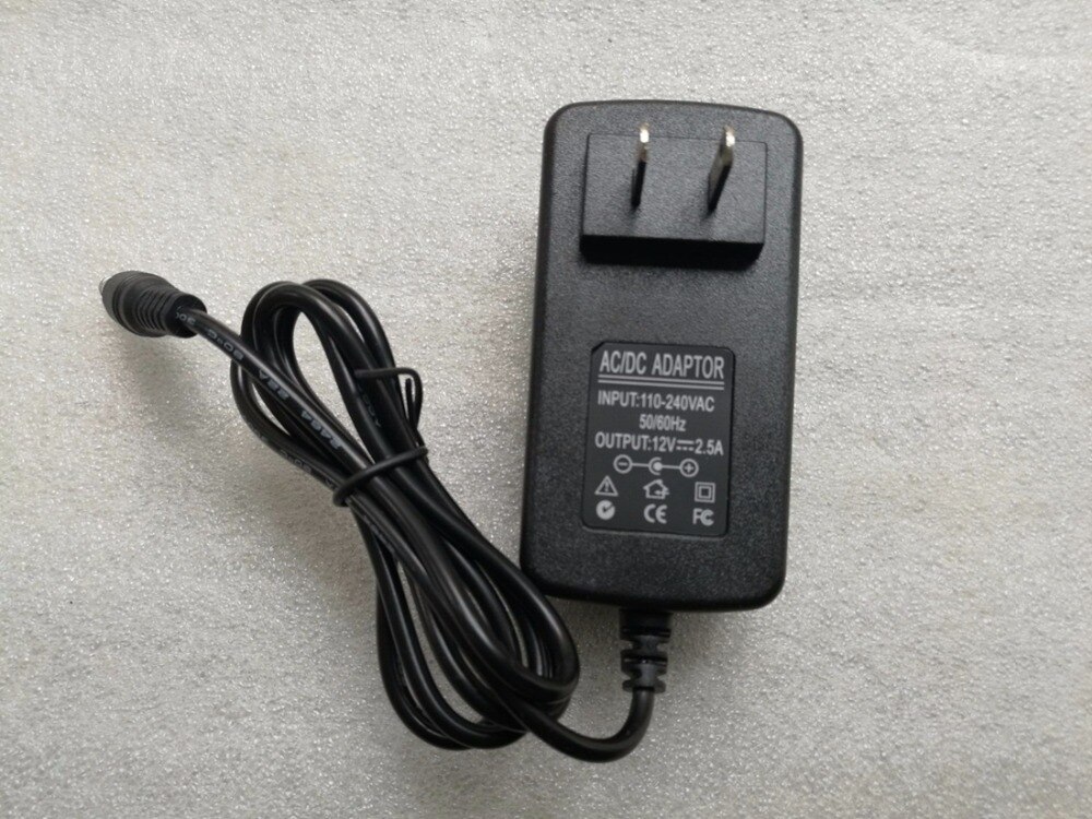 10 pieces wall charger eu us plug 12v 2,5 a 30w power supply adapter 5,5 x 2,5mm/5.5*2,5mm 5,5 x 2,1mm/5.5*2,1mm