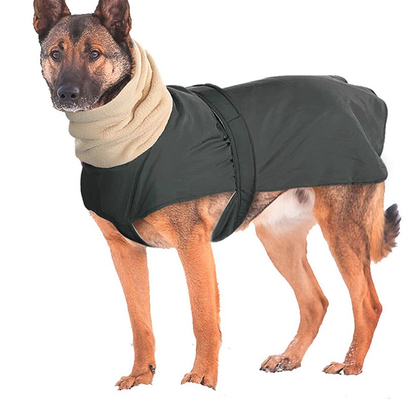 Winter Warm Hond Kleding Waterdicht Dikke Hond Kleding Hond Jas Met Leiband Gat Voor Medium Grote Honden