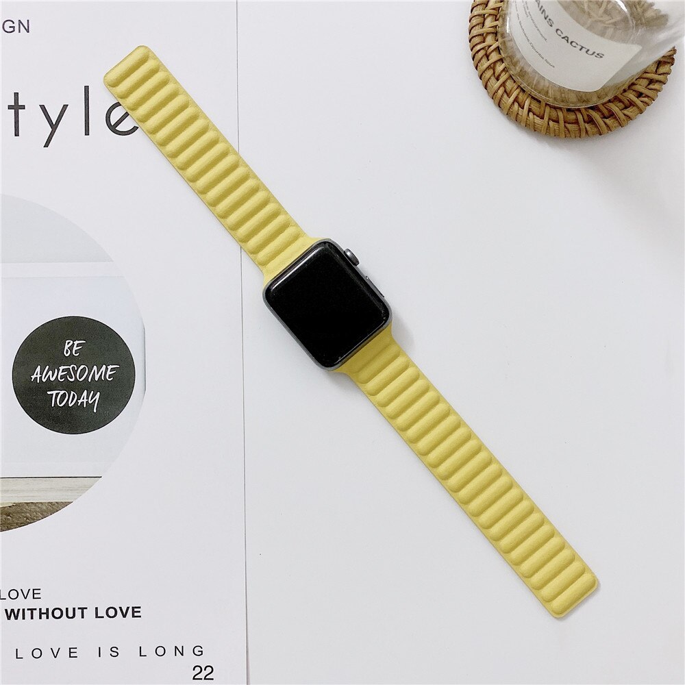 För apple watch se serie 6 band 40mm 44mm armband läderarmband för iwatch 5/4/3/2/1 38mm 42mm klocka armband tillbehör: 2 / 38mm or 40mm