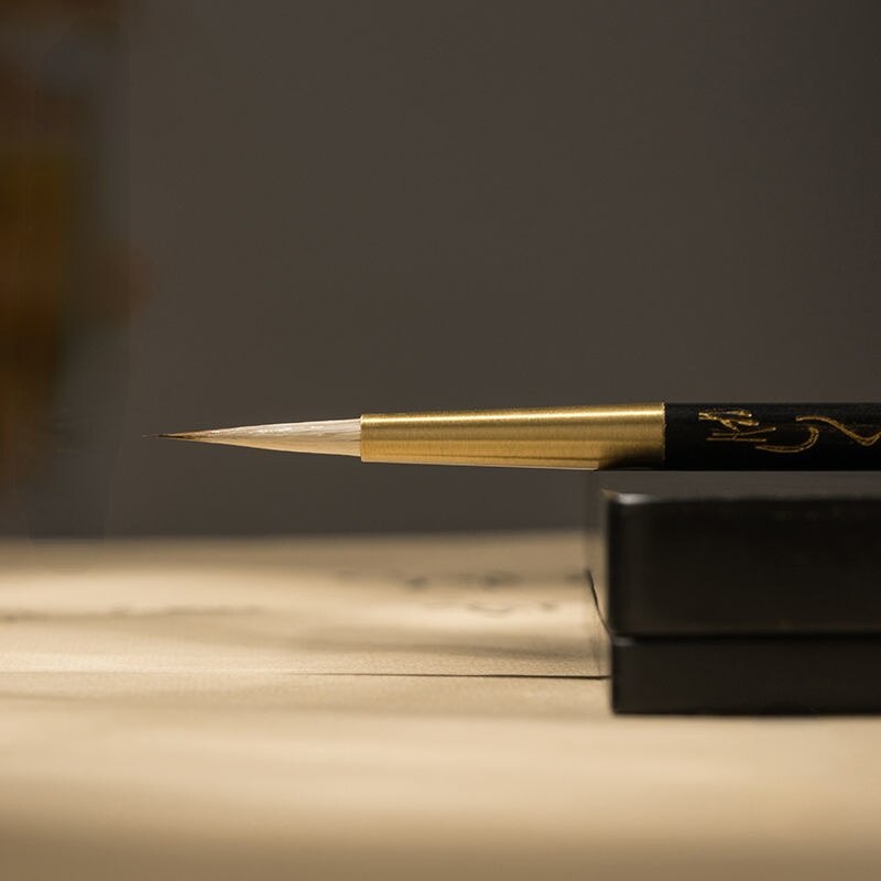 Chinese Calligraphy Brushes Pen Hook Line Calligraphy Thin Gold Body Brush Meticulous Painting Fine Art Line Drawing Calligraphy