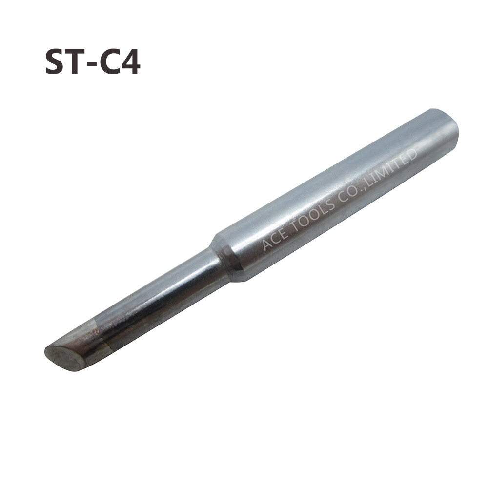 Weller st -c4 afschuining 4mm sp40l sp40n spg 40 wp25 wp30 wp35 wlc 100 st soldeerpunten vervangen soldeerbout handvatpunt lasbit