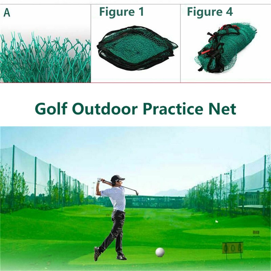 Golf Net Practice Training Aid Driving Impact Screen Netting Heavy Duty Sport Polyethylene Golf Practice Net