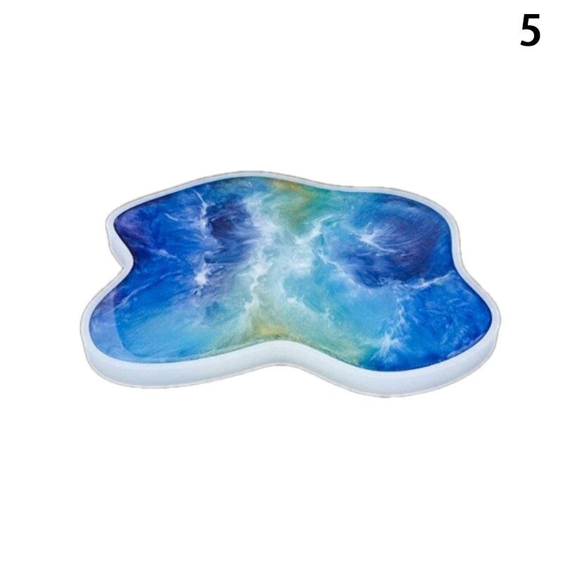 Diy Coaster Siliconen Mal Epoxy Hars Gieten Mallen Voor Diy Maken Hars, Beton, Cement, Home Decoratie: A5