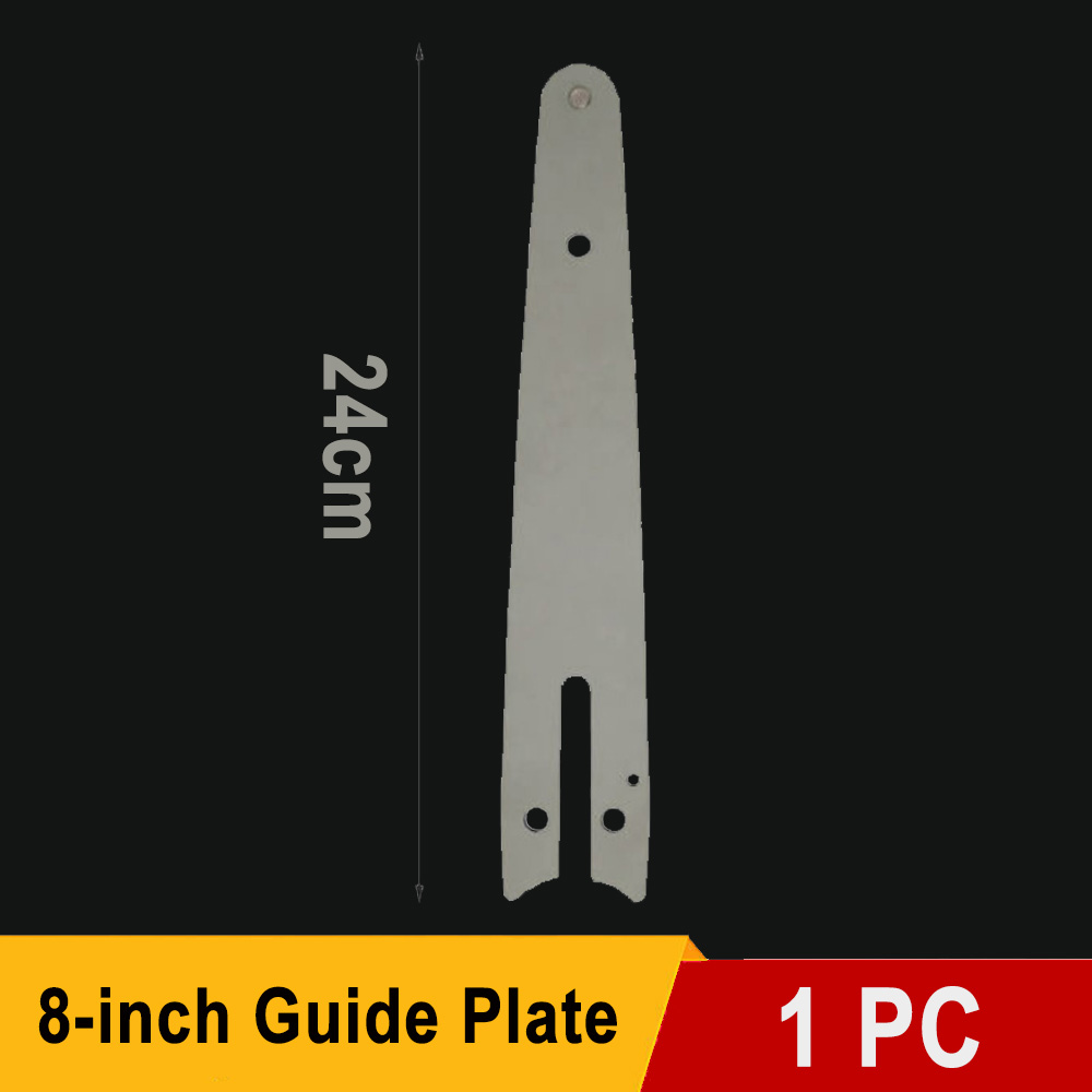 8 Inch Chainsaw Chain for Wood Cutting Cordless Chain Saw Bar Mini Electric Rechargeable Saw Blade Logging Saw Chain Accessories: Red