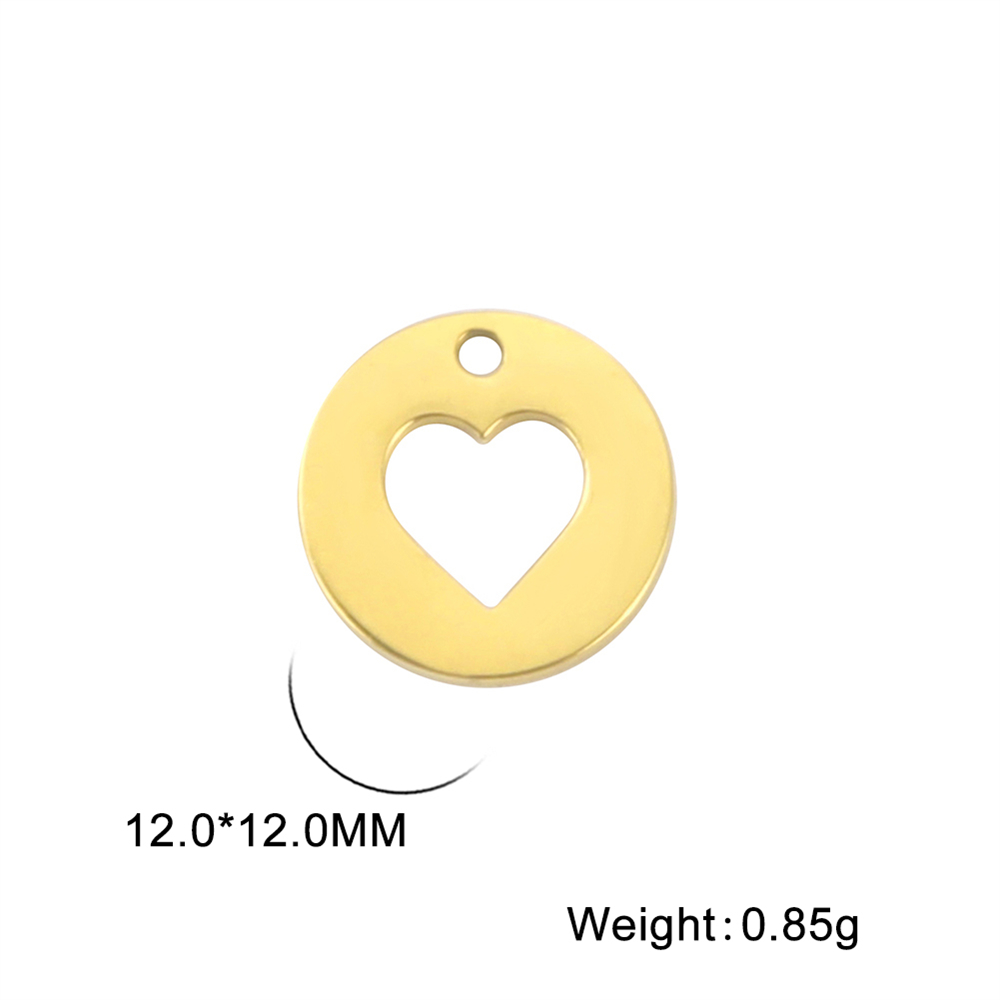 10 pz/lotto Piccoli Ciondoli tutto'ingrosso per Collane Bracciali Pendenti in Acciaio Inox Accessori per La Produzione di Gioielli Fai Da Te Componente: Zinco nero placcato