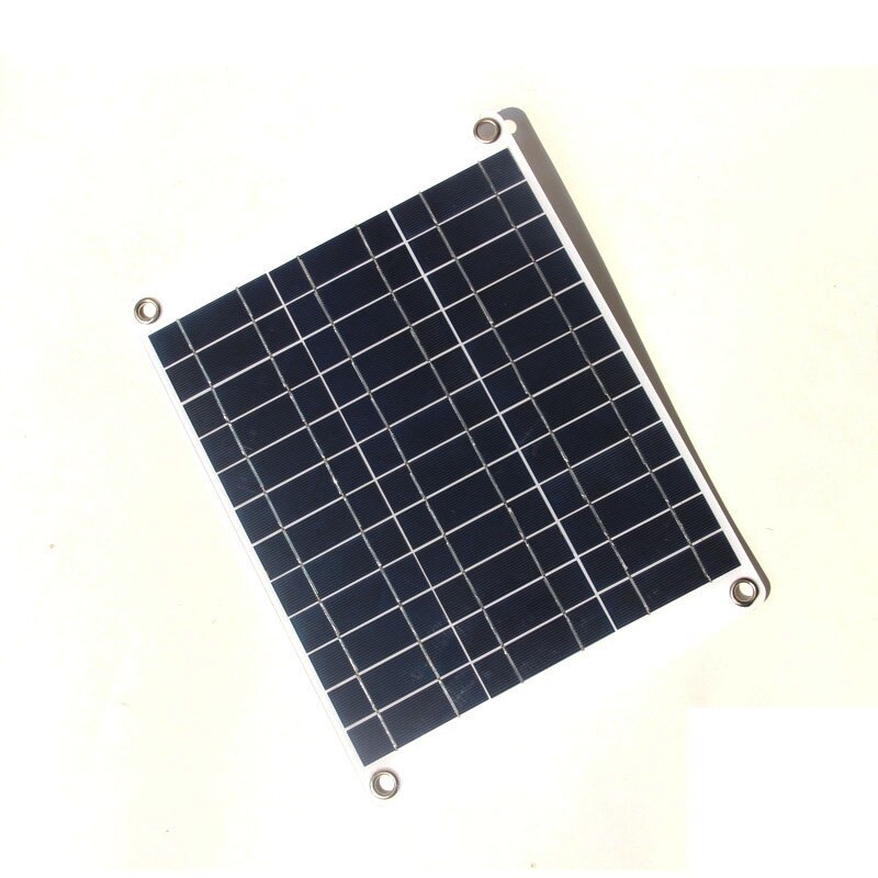 50W Solar Panel Kit DC 12V Dual USB 5V Portable Solar Charger Waterproof Panel Solar Cells Phone Power Bank + 10A-60A Controller
