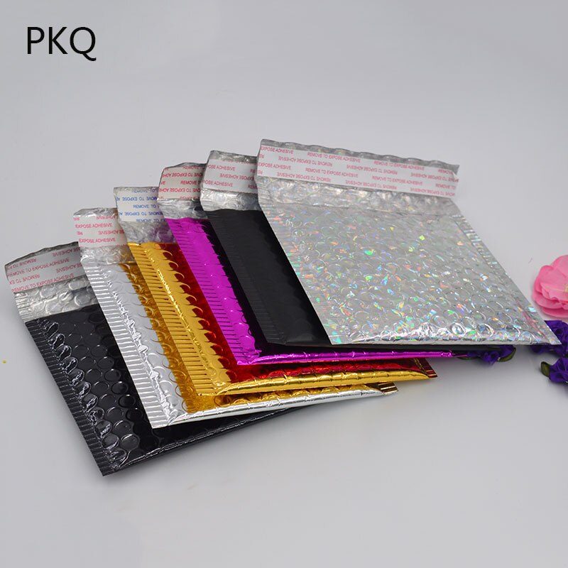 Aluminum Foil Bubble Mailers Padded Envelopes 15*13cm Small Self Seal Mailing Bag Envelope Envelopes