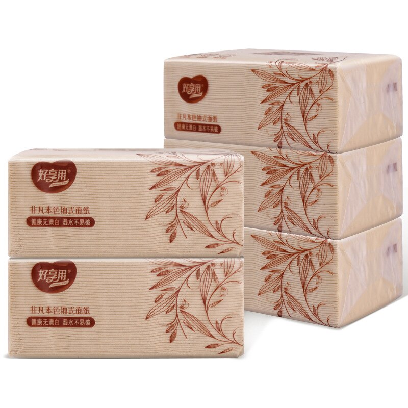 Good to enjoy natural tissue paper original bamboo pulp paper paper three layers of tissue paper portable toilet paper household