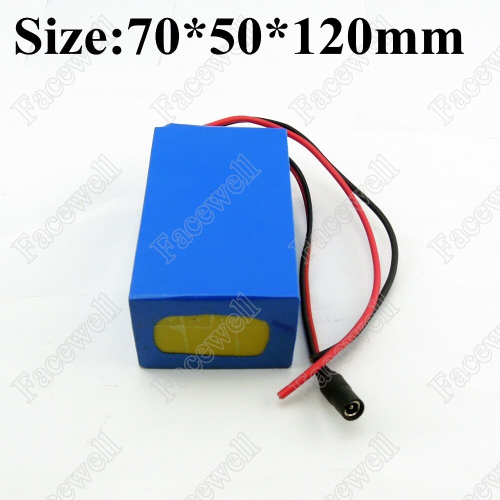 12v 12Ah Lithium battery li-ion battery pack DC plug high discharge rate 20A battery pack for wireless cctv camera lighting