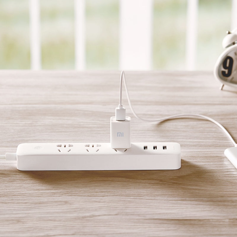 Original Xiaomi Qingmi Smart WiFi Power Strip 3 Ports 3 USB Fast Charging / 5 Jacks Extension Socket Plug Mijia Home APP Control