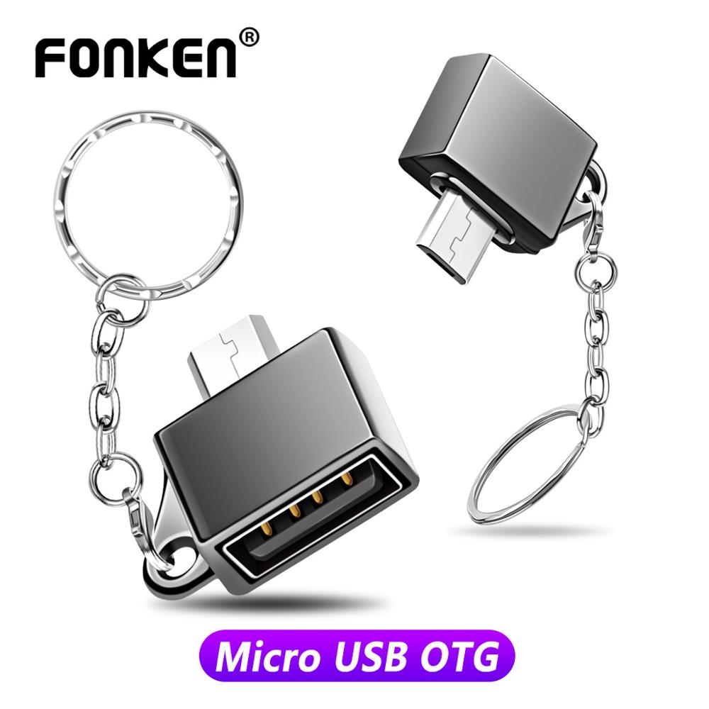 FONKEN Micro USB OTG adaptateur clé USB OTG prise type-a convertisseur de câble pour Android téléphone données connecteur de charge