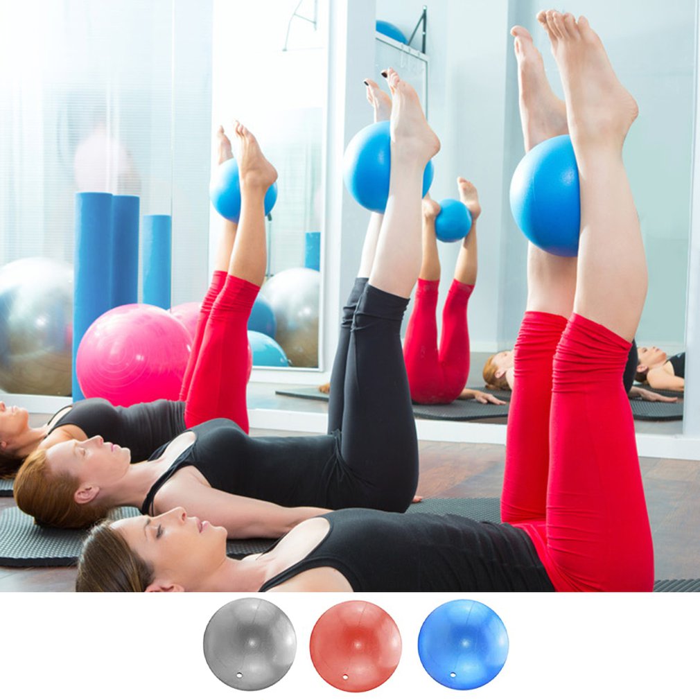 25cm Yoga Ball Fitness Yoga Core Ball Indoor Training Yoga Ball Exercise Gymnastic Fitness Pilates Ball Balance Exercise