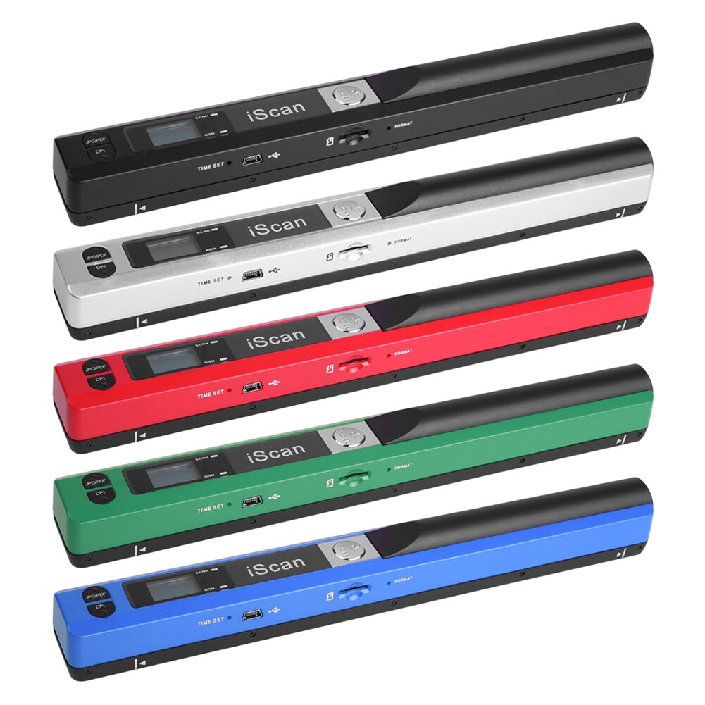 900DPI Portable Handheld Scanner Document Image A4 Pen Scanner USB2.0 Scaner With 32G Card Support JPG PDF Format