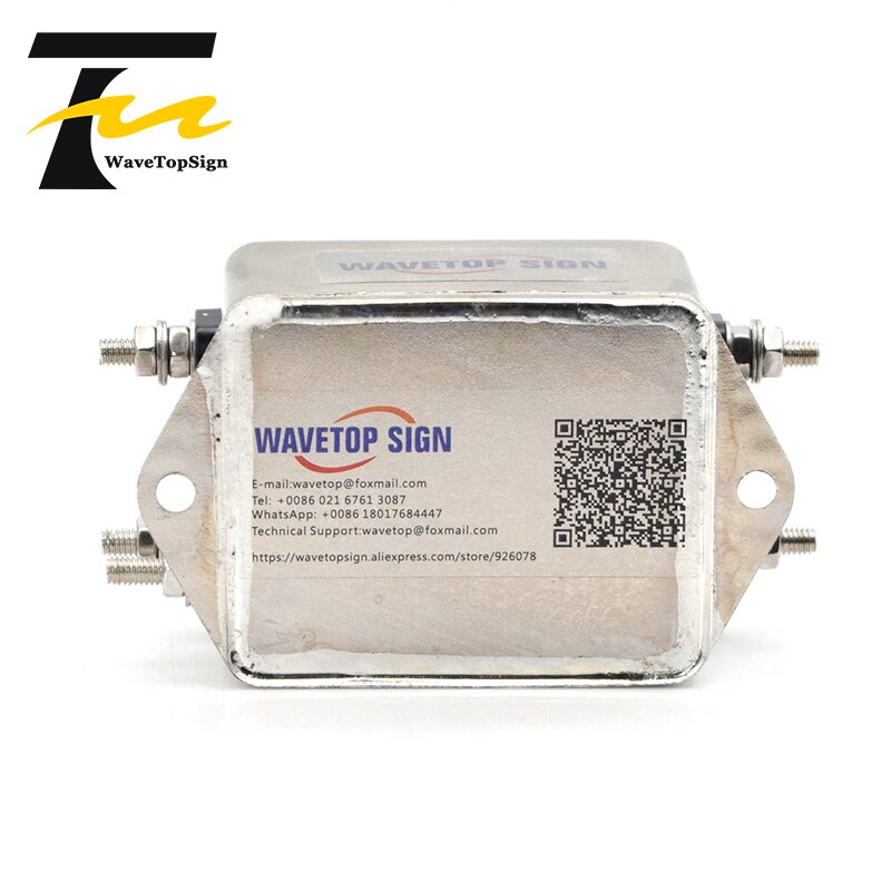 Canny Well Emi Filter CW4E-10A 20A 30A 40A-S Enkelpolige Filter Connector Eenfase Ac 220V Zuivering anti-Jamming