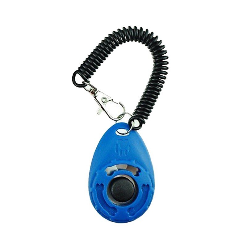 4PCS Pet Puppy Bird Cat Dog Button Click Clicker Training Obedience Aid + Wrist Strap Light Weight