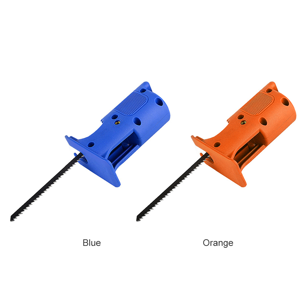 Electric Drill with Attachment Tool Saws Blades Reciprocating Saw Adapter for Cutting Turning Modified Woodworking Tool