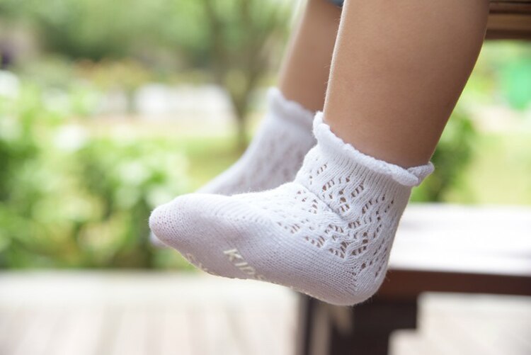4Colors Summer Baby Toddler Candy Colors Breathable Mesh Socks Cute Newborn Infant Thin Short Socks Kid Hollow Out Sock Sox 0-4Y