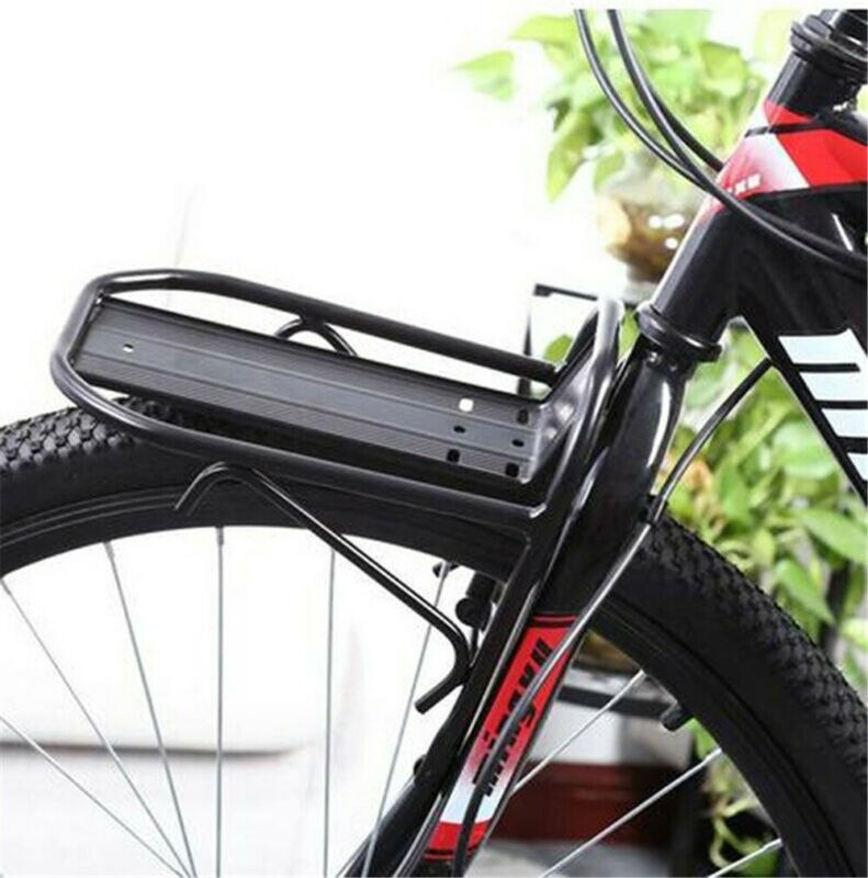 Aluminum Alloy MTB Road Bike Bicycle Front Rack Carrier Panniers Bag Carrier Luggage Shelf Cycling Bracket Durable & Sturdy
