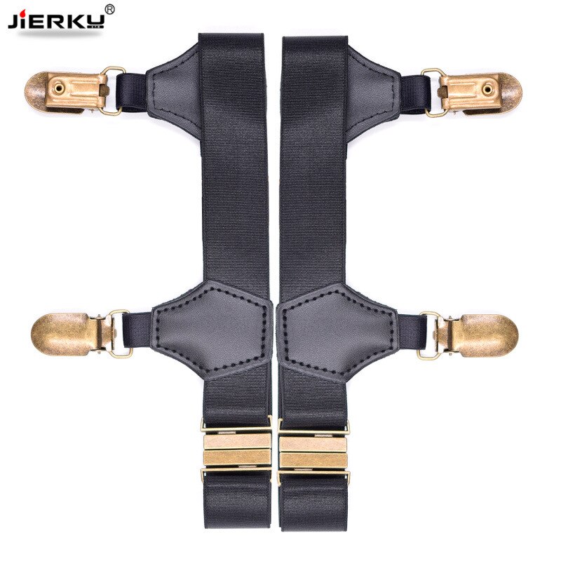 Ligueros para calcetines de hombre, tirantes de pierna para caballero, tirantes de camisa, tirantes elásticos, uniforme de negocios, camisa con tirantes, ligas WJ001