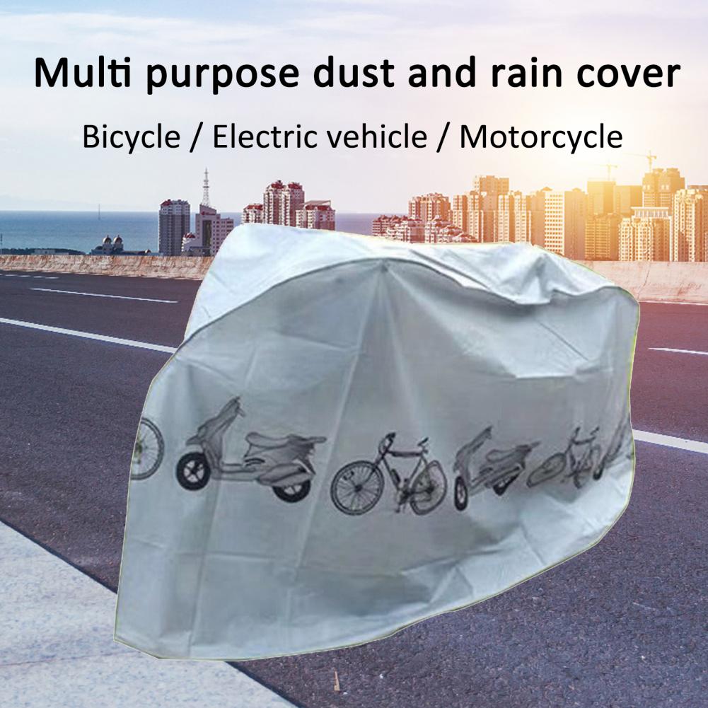 Waterproof Dust-proof Outdoor Motorcycle Motor Cover Electric Bike Covers Motor Raincoat Suitable Bicycle Protector for Bicycle