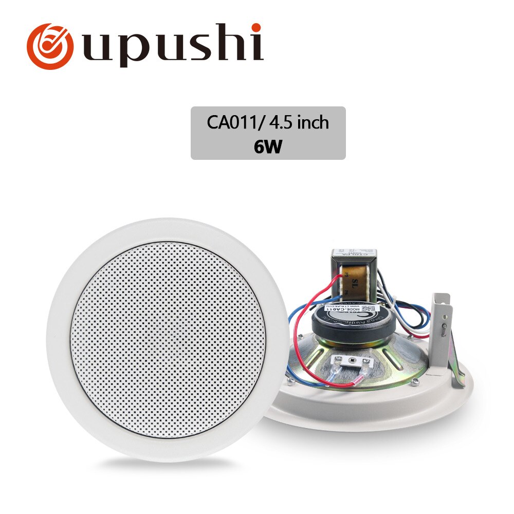 Beste in plafond speakers 6.5 inch full range luidsprekers oupushi thuis surround sound systeem met Hoge geluidskwaliteit: CA011