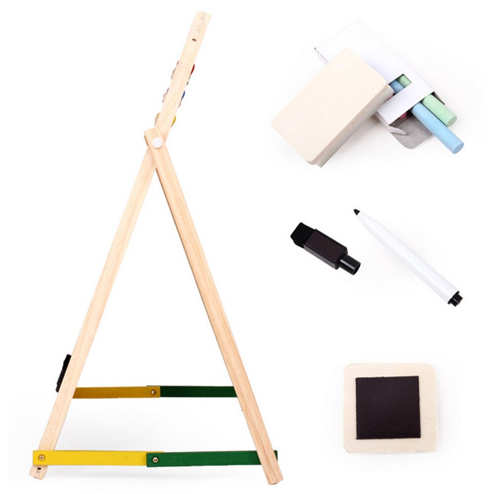 FAI DA TE in legno 2 in 1 Lavagna Cancellabile Lavagna Magnetica Lavagna Lavagna Tavolo Da Disegno Scrittura formazione scolastica tavola con Pennarello