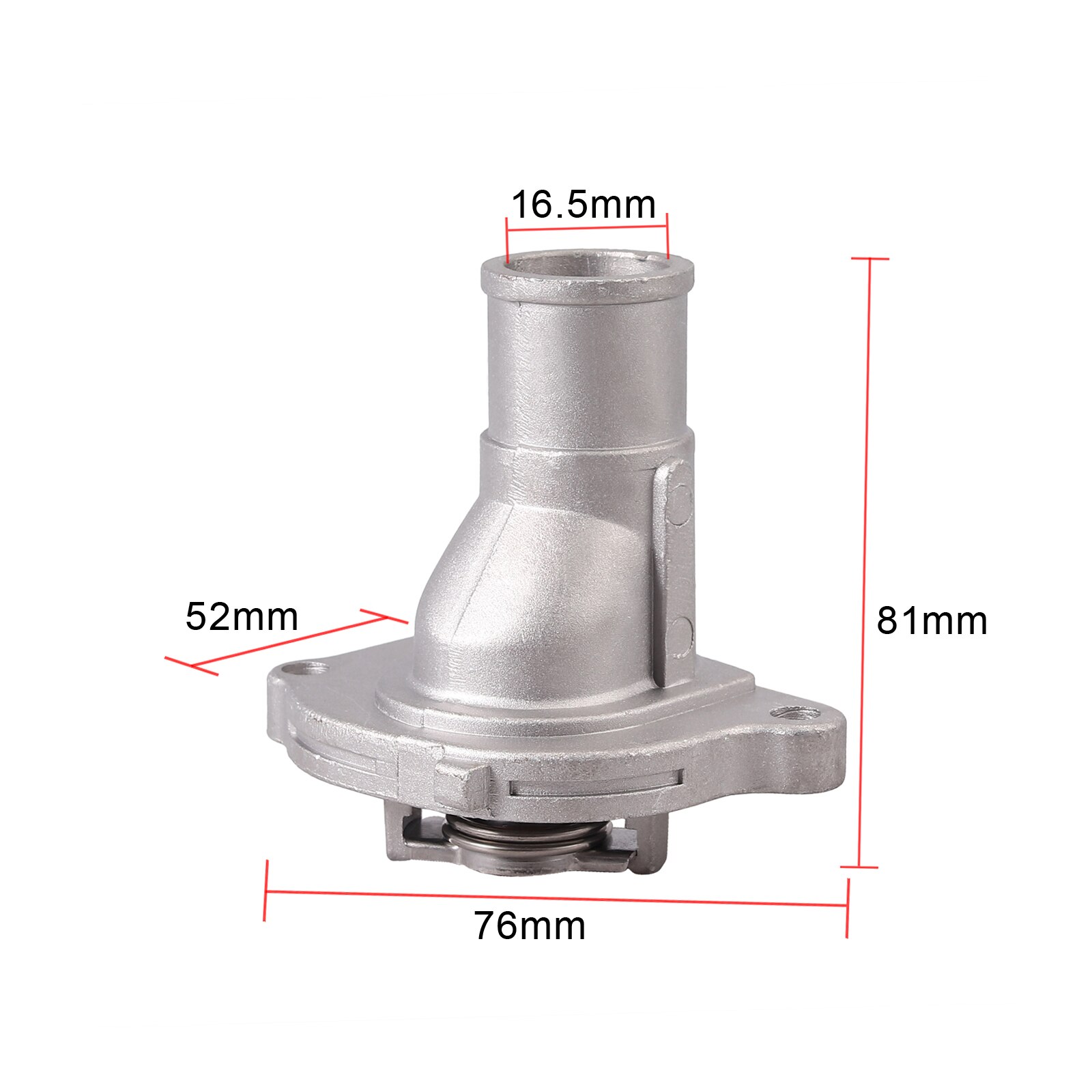 Justech Thermostaat Koelvloeistof Cooling Met Seal 87 ° C 5459580 7545958 Voor Fiat Punto 1.1 1.2 1.2 16V 93-09 Seicento 1.1