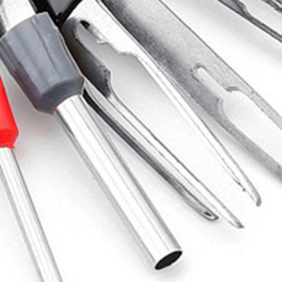 Automotive wiring harness plug terminal removal tool 11-piece push pin tool car repair tool needle remover