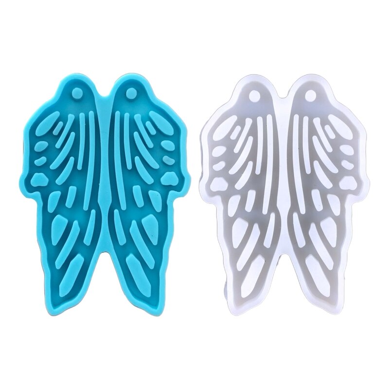 Angel Wings Earrings Epoxy Resin Mold Eardrop Danglers Silicone Mould DIY Crafts Jewelry Pendants Casting Tools