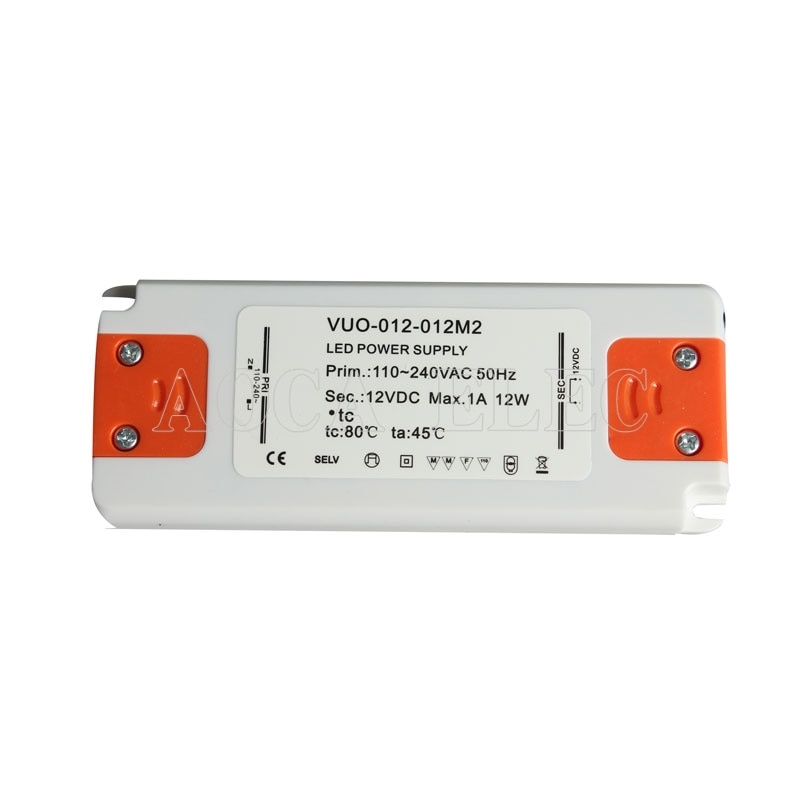 12 volts alimentation 12 V LED pilote 20W 30W 40W 50W 60W AC 110V 220V à 12 V DC transformateur d'éclairage adaptateur pour LED bande CCTV