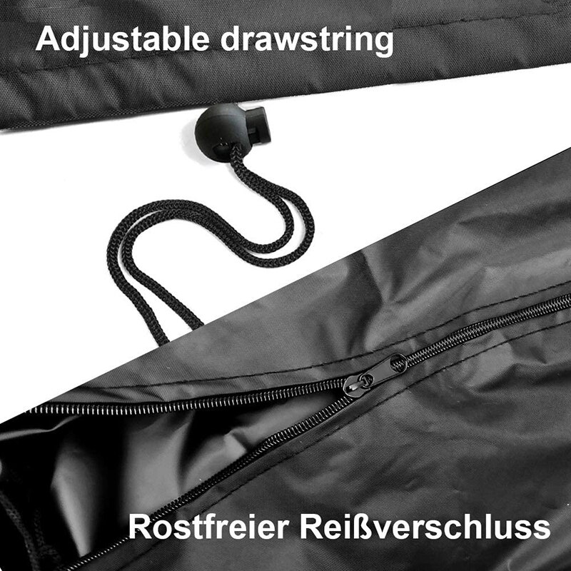 210D Polyester Cantilever Parasol Protective Cover Outdoor Dustproof Parasol Covers Rain Gear Umbrella Organization Bag 205*57cm