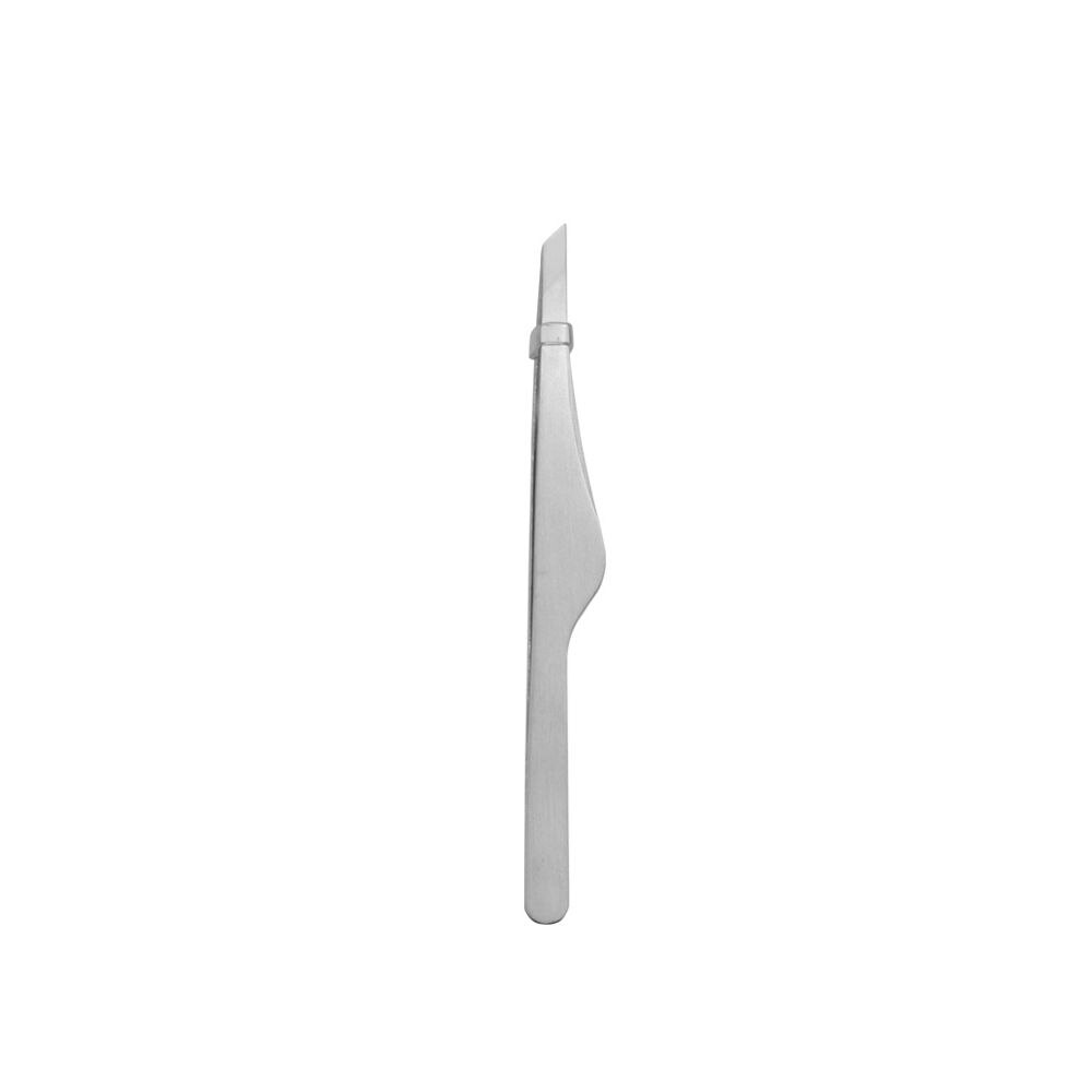 Mond Rvs Valse Wimper Tang Nagel Steentjes Picker Wenkbrauw Pincet Dubbel Ooglid Stickers Nipper: silver