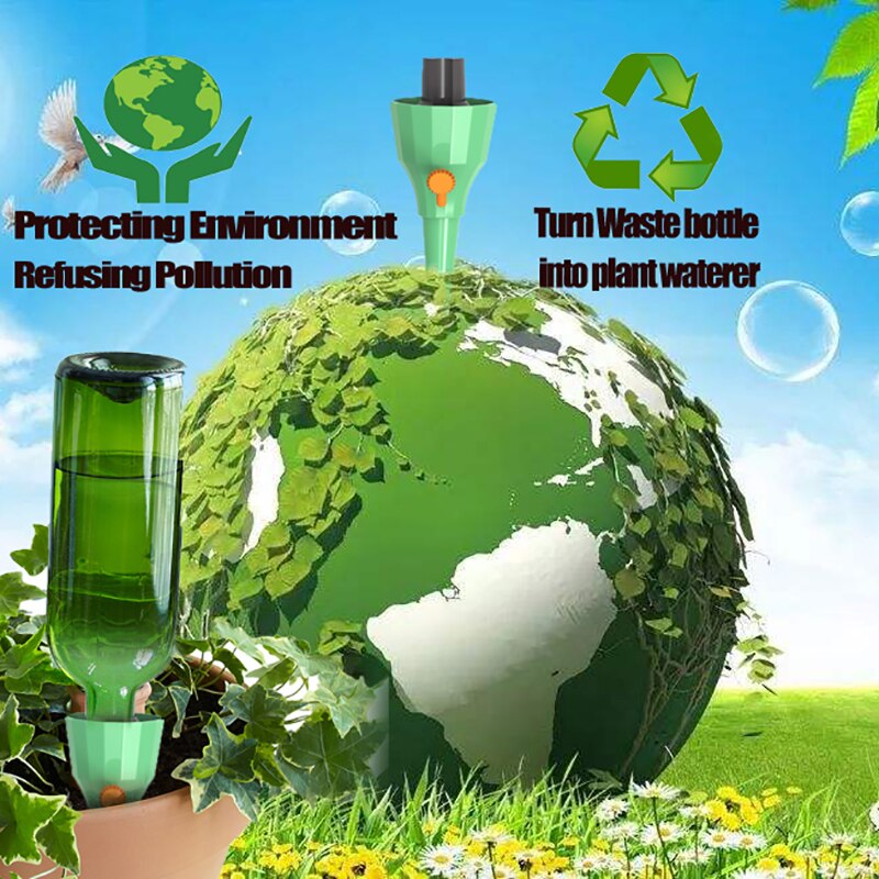 5pcs Newest updated Irrigation Watering Spike Suitable for all Beverage bottle and Red Wine