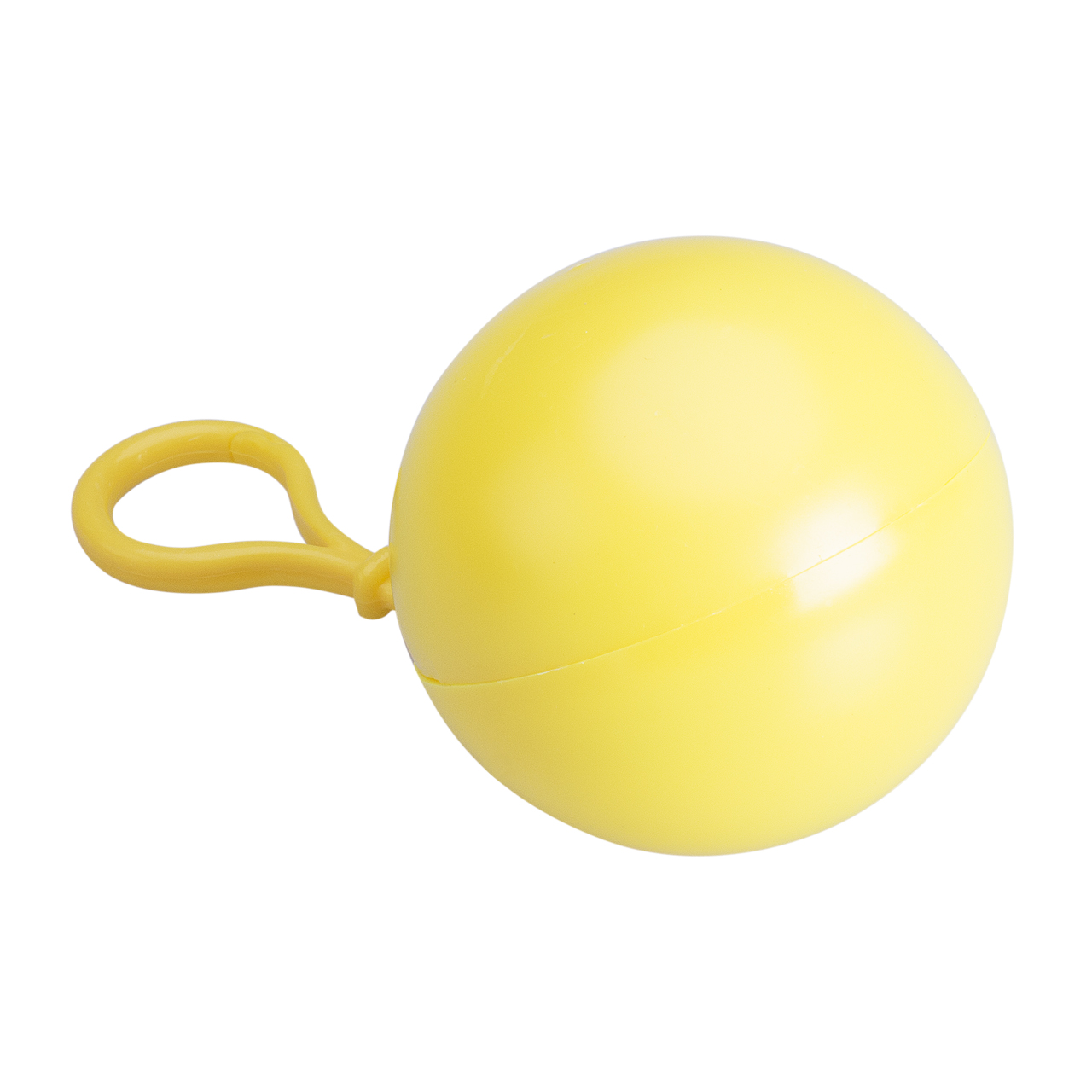 Impermeable portátil mujeres hombres al aire libre impermeable desechable Camping con capucha Ponchos plástico llavero bola lluvia cubierta Unisex: Amarillo