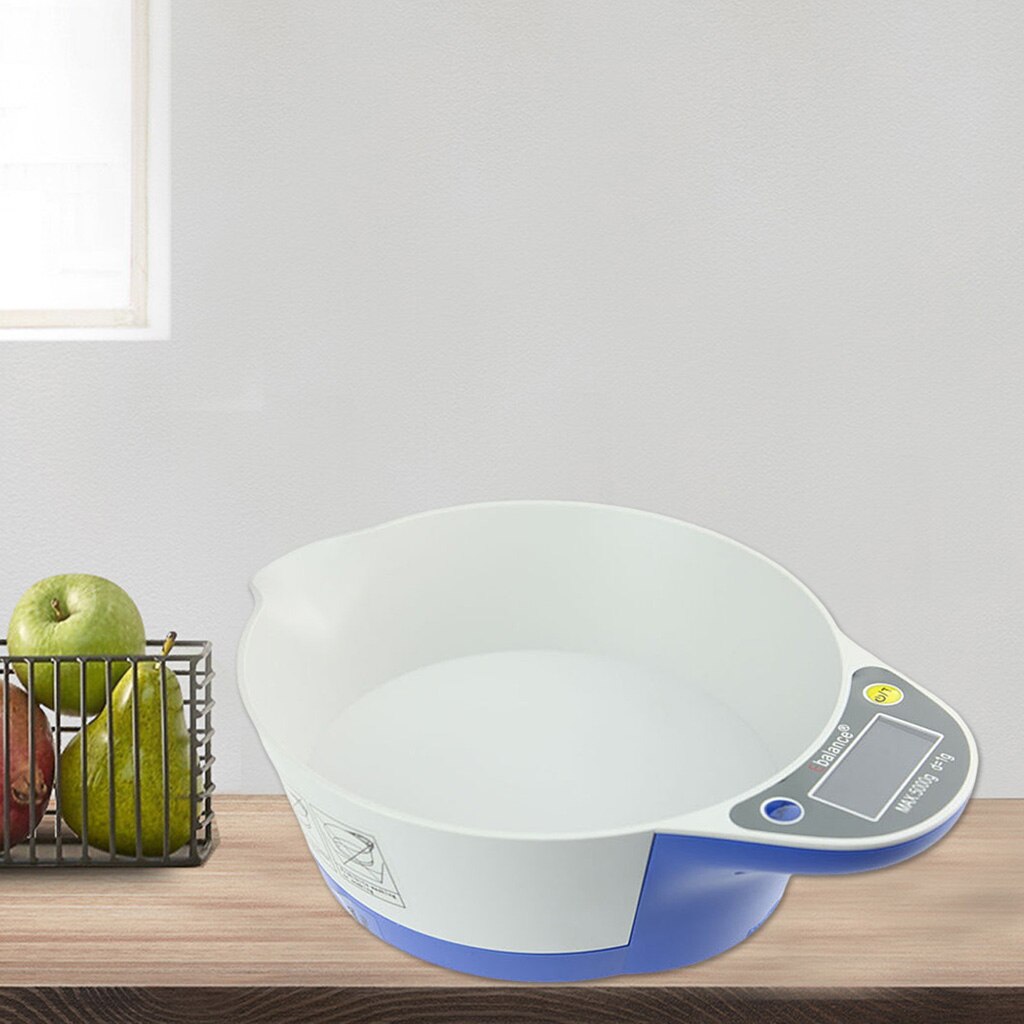 Kitchen Gram Scale Baking Seasoning Precision Electronic Weighing: Blue