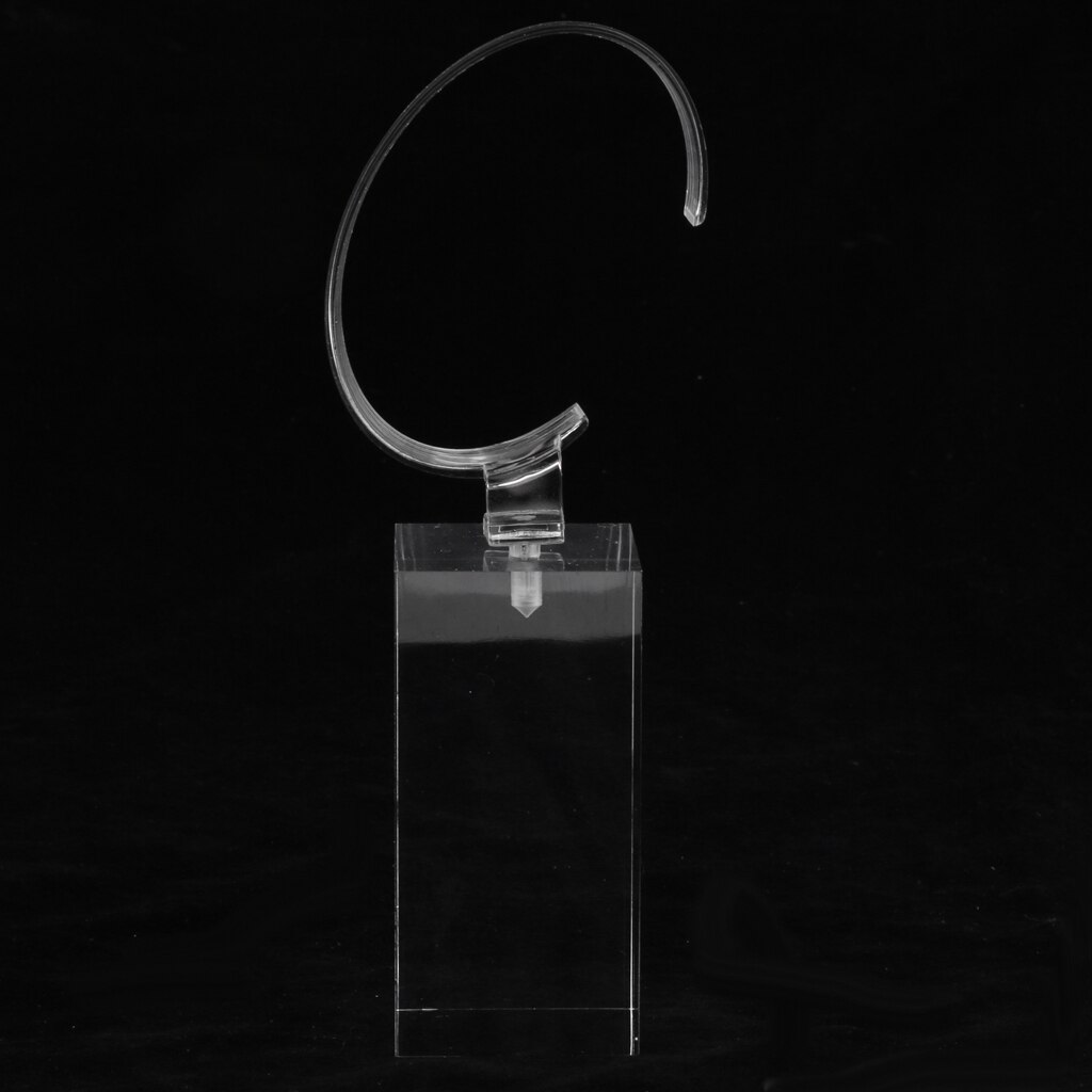 Akryl klocka display monter monter armband display hållare 4cm, 6cm, 8cm: 8cm transparent