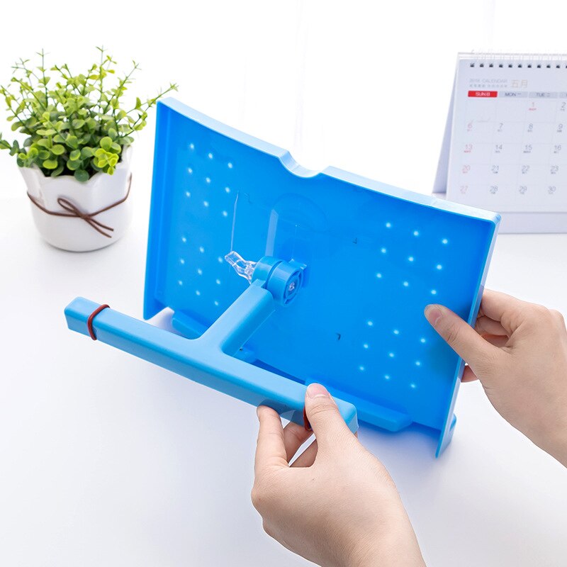 Yisuremia Multifunctionele Boek Houder Stand Plastic Desktop Reading Frame Computer Map Rack Bladmuziek Boek Houder Stand
