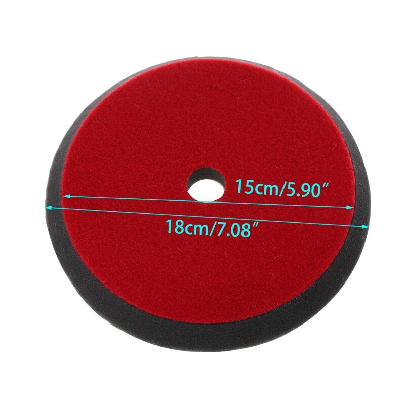 6\" 150mm Car Auto Soft Wool Buffing Polishing Pad Detailing Mixed Color