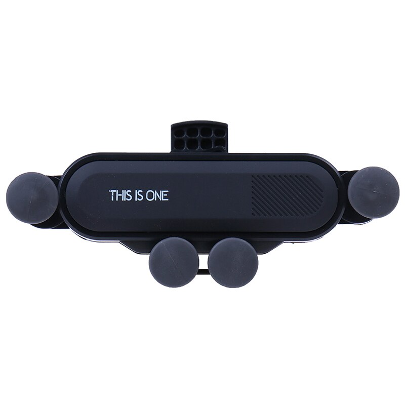 Gravity Car Holder For Phone in Car Air Vent Clip Mount No Magnetic Mobile Phone Holder GPS Stand For iPhone 11 Pro Samsung: Black