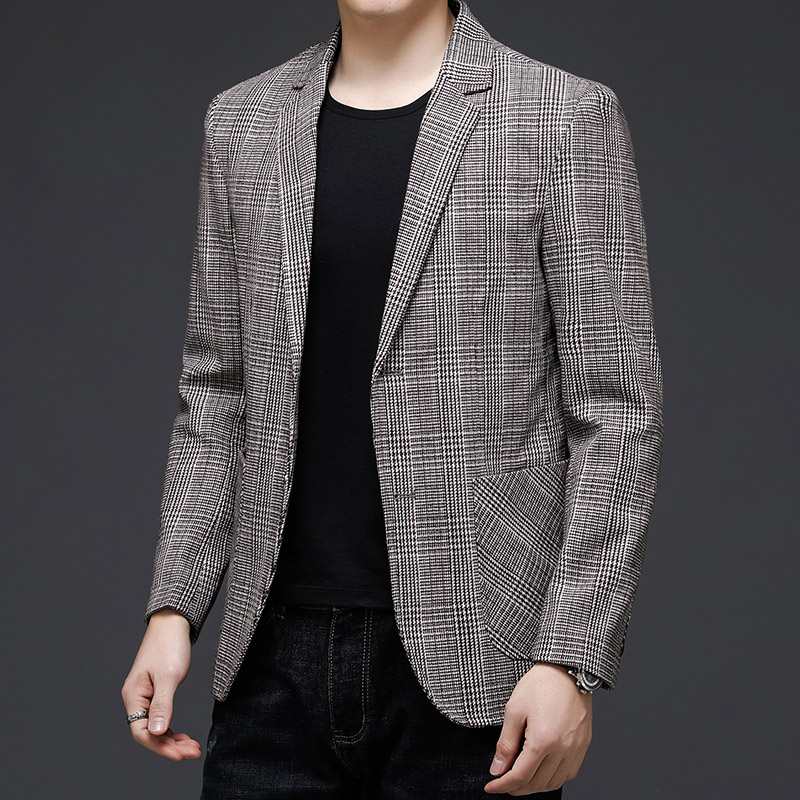 Brand Men Blazers Buit Autumn Retro Luxurious Slim Blazer Jackets Business Casual Suit Men Clothing J689