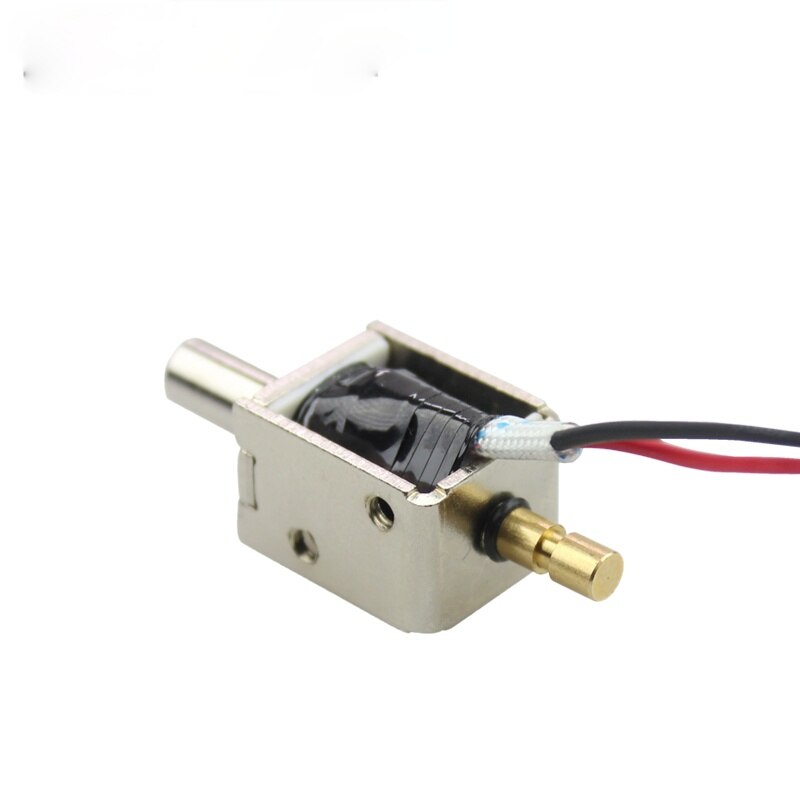 DC12V Mini electric lock push pull solenoid valve small drawer lock electric bolt lock small electric lock 1pcs