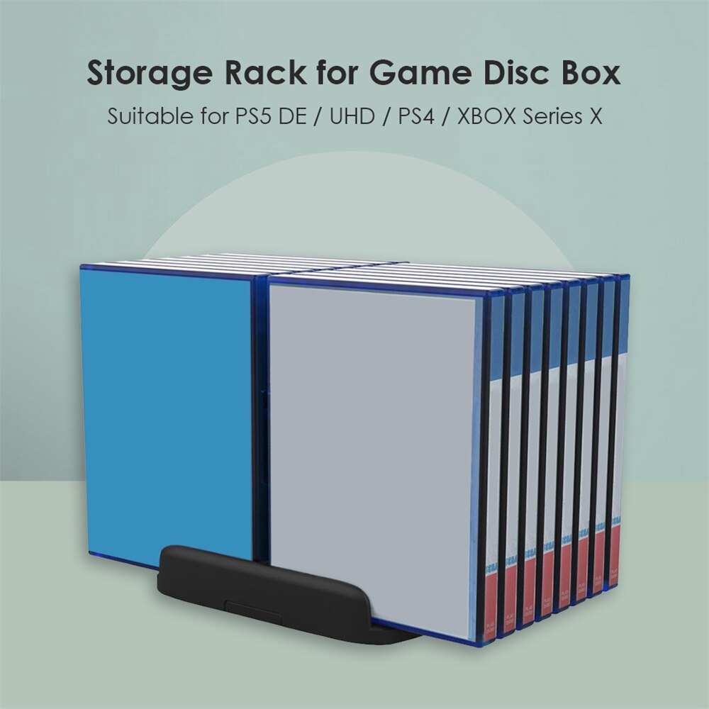 16 Game CD Storage Rack Storage Rack Game CD Holder Be Used For PS5 DE UHD PS4 XBOX