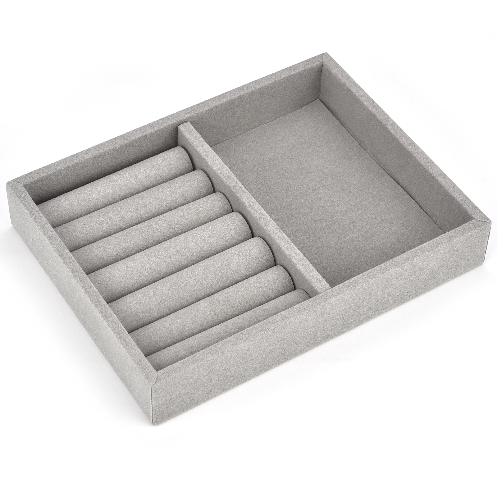 Velvet Jewelry Box Display Tray Drawer Storage Jewellery Holder For Ring Earrings Necklace Bracelet Soft Velvet Organizer Case: green