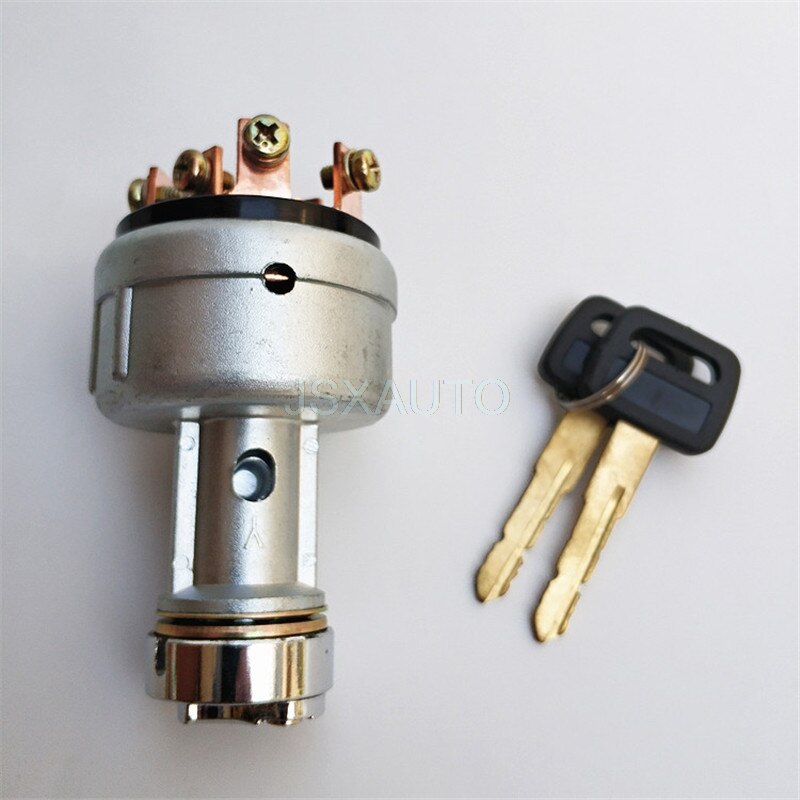 Excavator key start ignition switch Electric door lock excavator parts For KOMATSU PC 60/120/200-6-7-8