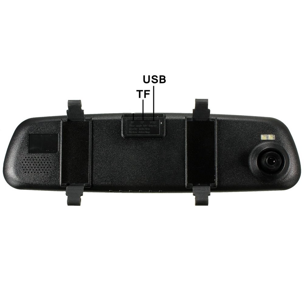 2.7- tum full 1080p lcd bilkamera dash cam videobandspelare backspegel fordon dvr mörkerseende videokamera