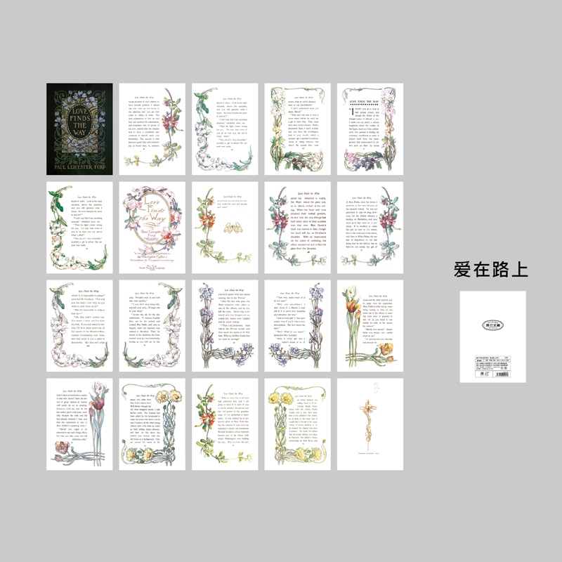 Yoofun Retro Post Magazine Map Material Pack Scrapbooking Decor Paper for Craft Making Collage Junk Journal DIY Stationery: a